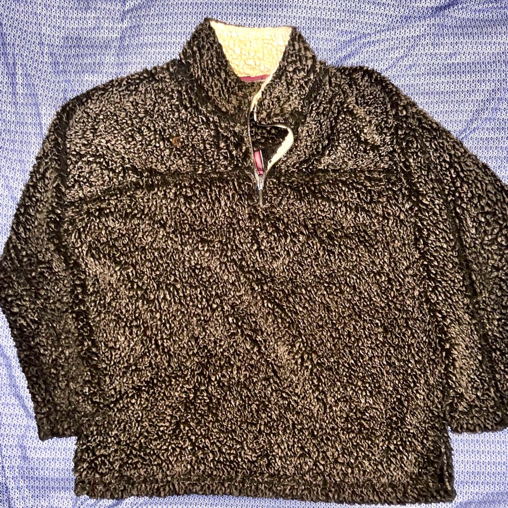 Carbon 2 Cobalt Dark Brown Fleece Pullover L